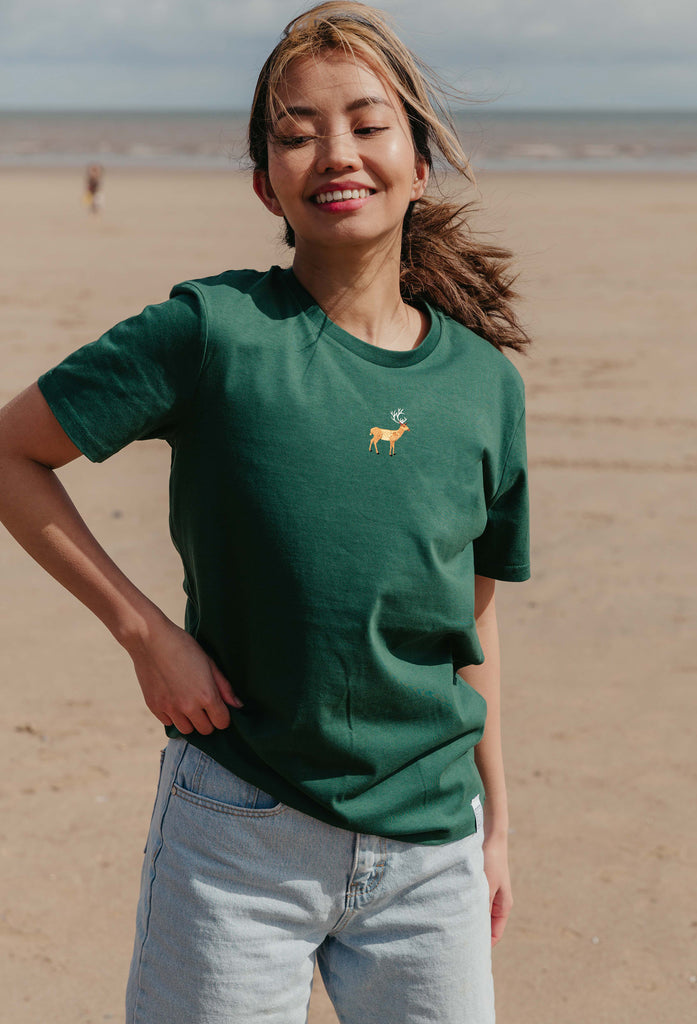 stag womens t-shirt Big Wild Thought