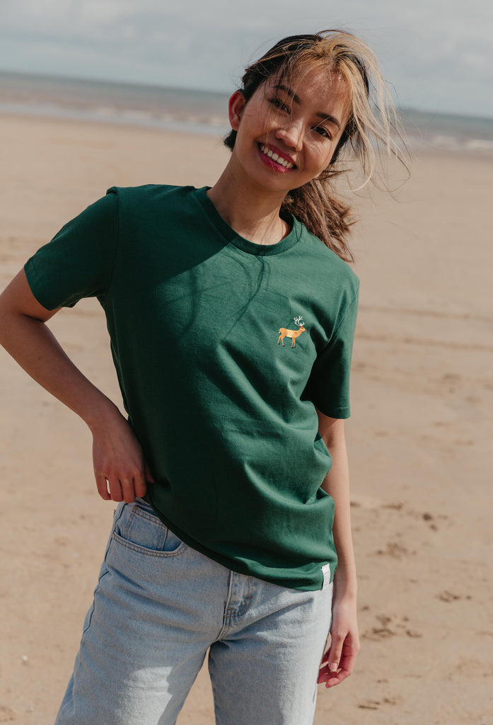 stag womens t-shirt Big Wild Thought