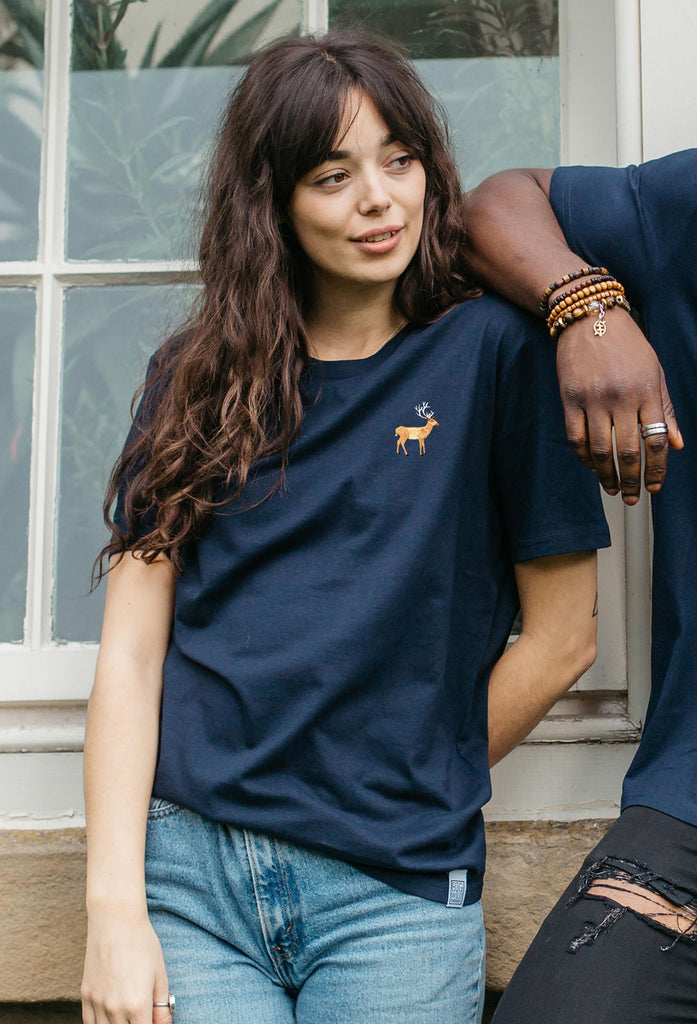 stag womens t-shirt Big Wild Thought