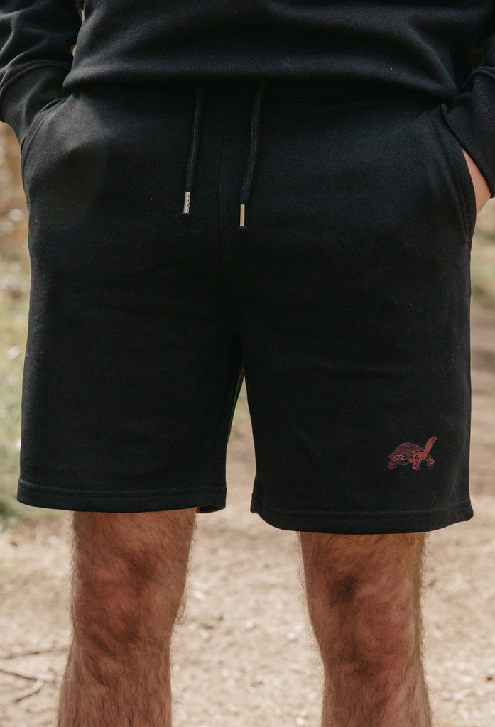 galapagos tortoise mens sweat shorts Big Wild Thought