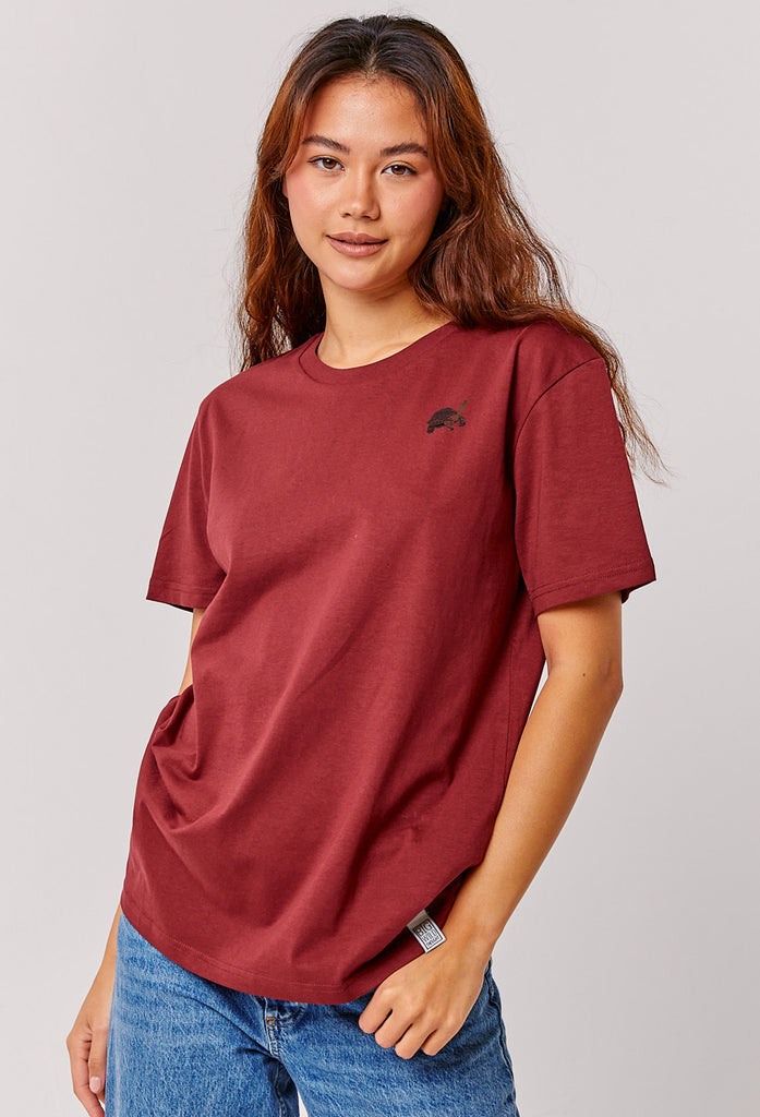 galapagos tortoise womens t-shirt Big Wild Thought