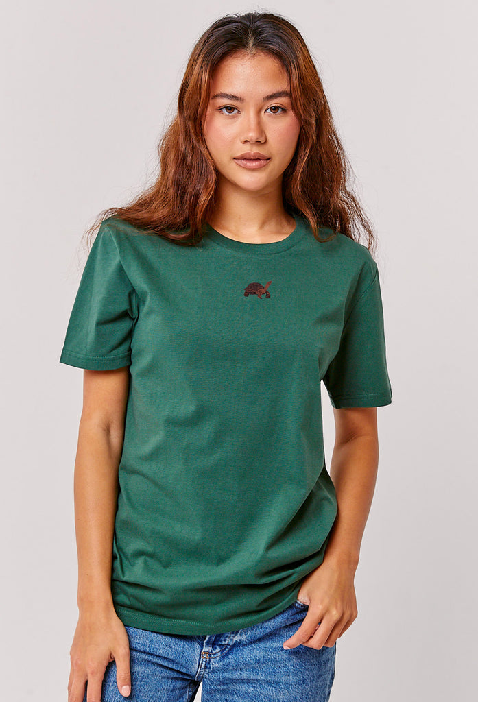 galapagos tortoise womens t-shirt Big Wild Thought