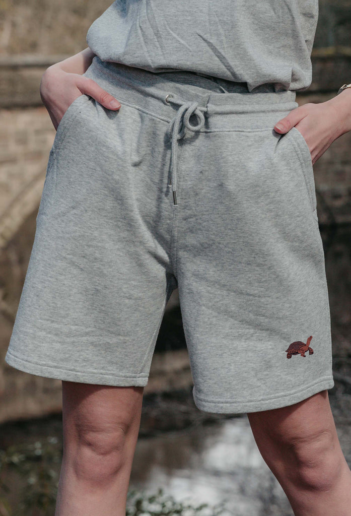 galapagos tortoise womens sweat shorts Big Wild Thought