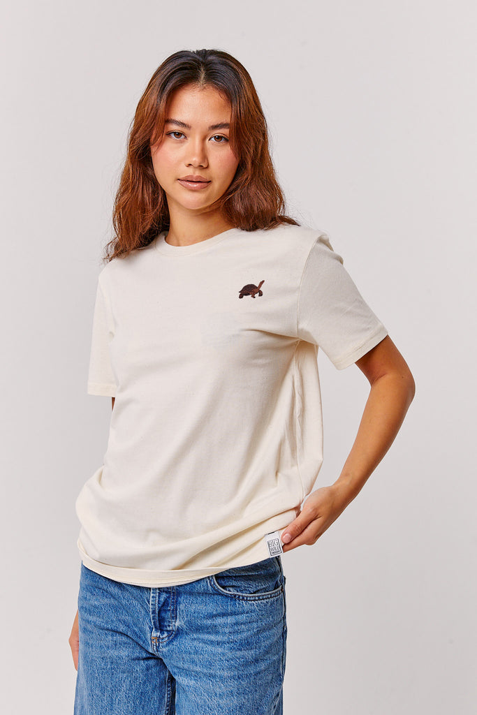 galapagos tortoise womens t-shirt Big Wild Thought