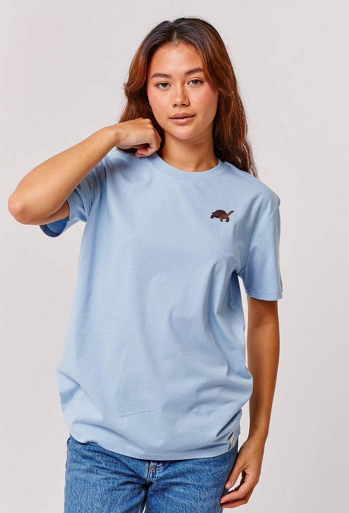 galapagos tortoise womens t-shirt Big Wild Thought