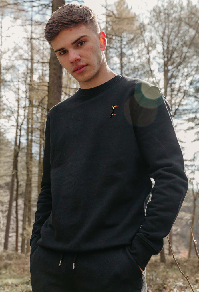 toucan mens sweatshirt Big Wild Thought
