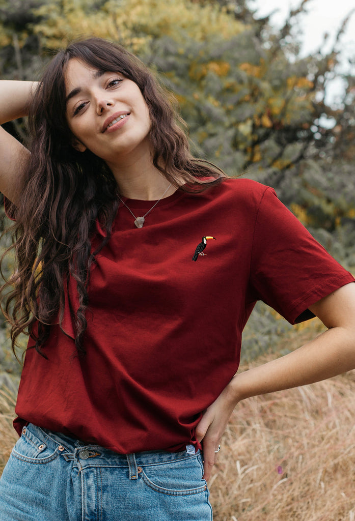 toucan womens t-shirt Big Wild Thought