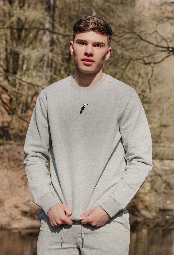 toucan mens sweatshirt Big Wild Thought