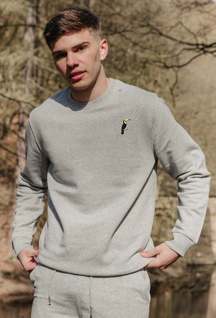 toucan mens sweatshirt Big Wild Thought