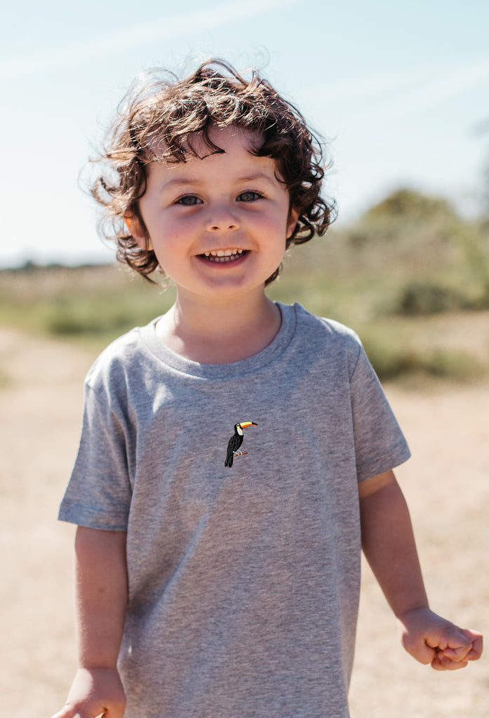 toucan childrens t-shirt Big Wild Thought