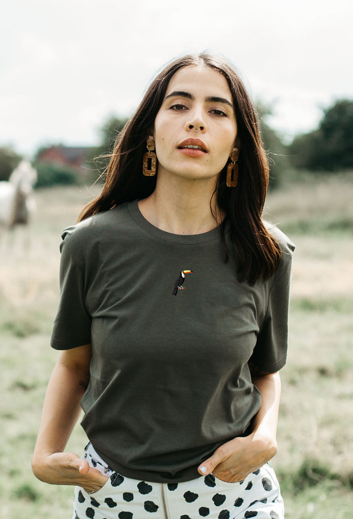 toucan womens t-shirt Big Wild Thought