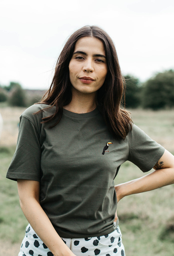 toucan womens t-shirt Big Wild Thought