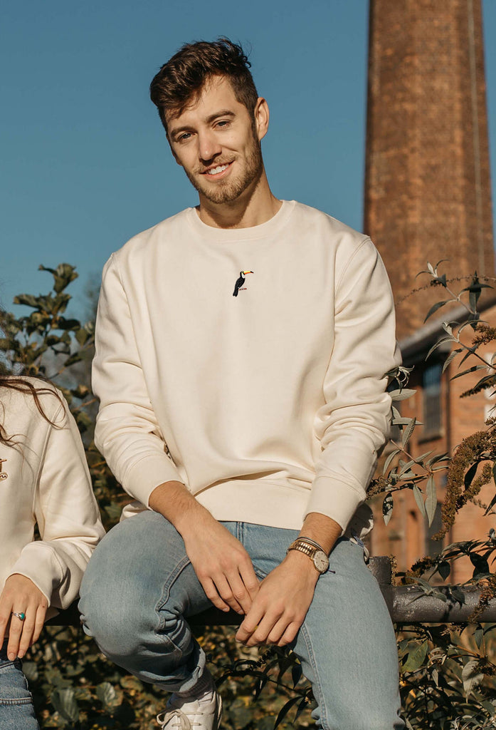 toucan mens sweatshirt Big Wild Thought