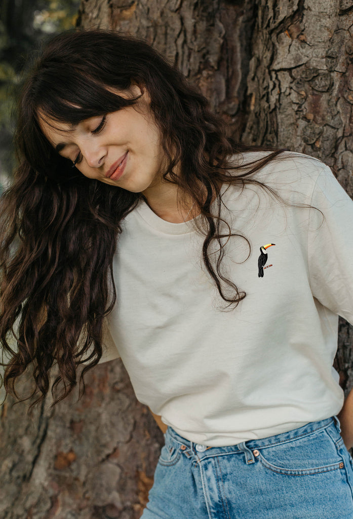 toucan womens t-shirt Big Wild Thought