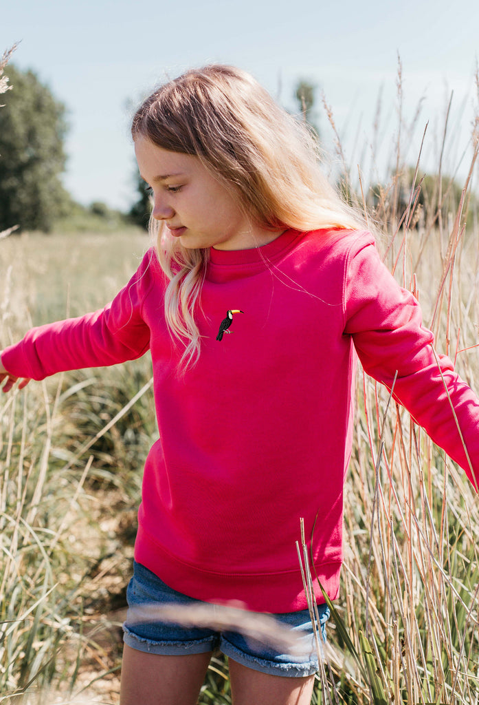 toucan childrens sweatshirt Big Wild Thought