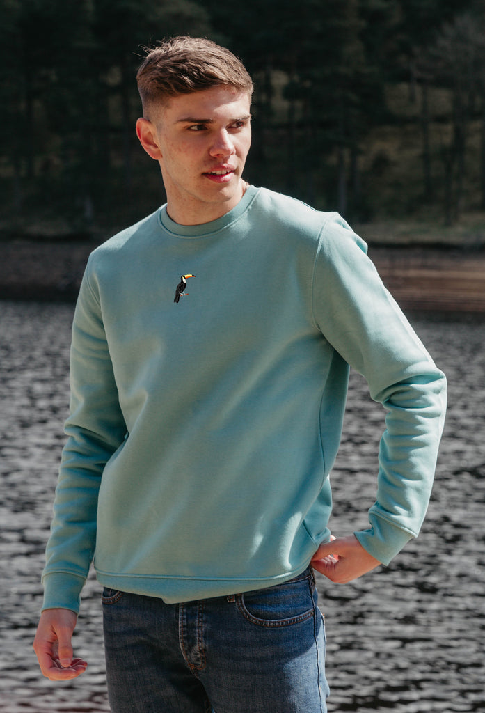 toucan mens sweatshirt Big Wild Thought