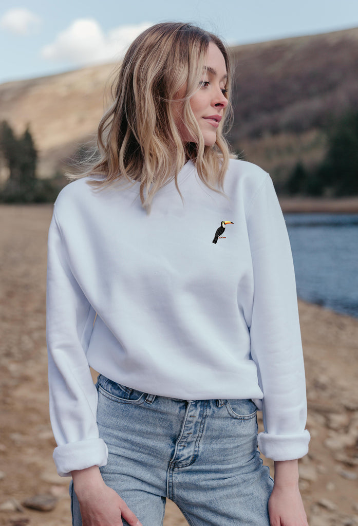 toucan womens sweatshirt Big Wild Thought
