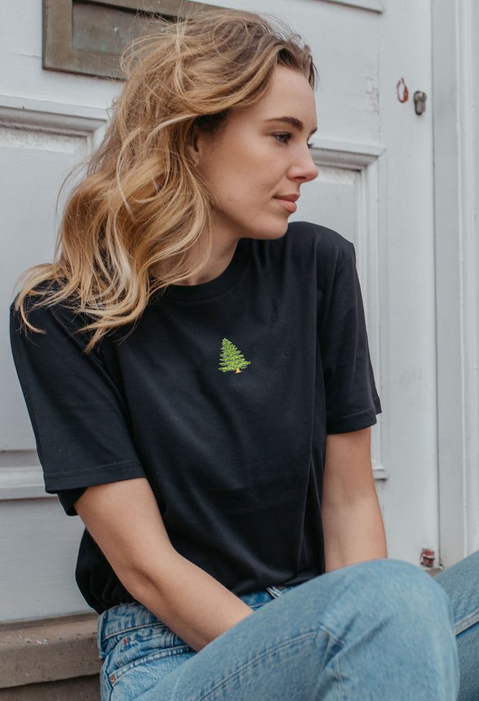 pine tree womens t-shirt Big Wild Thought