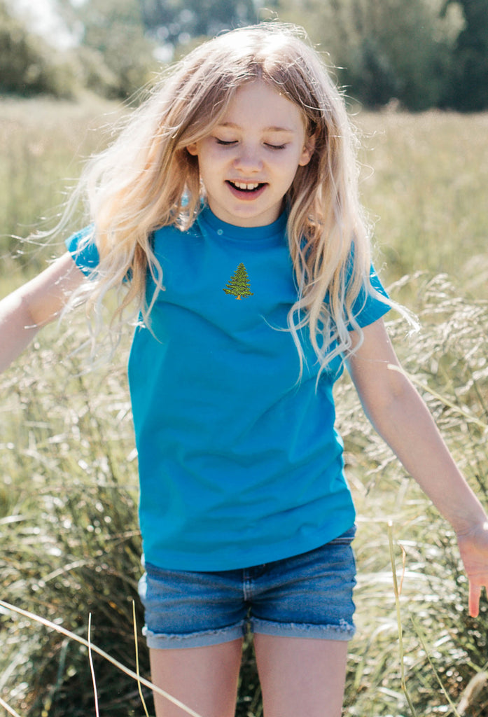 pine tree childrens t-shirt Big Wild Thought