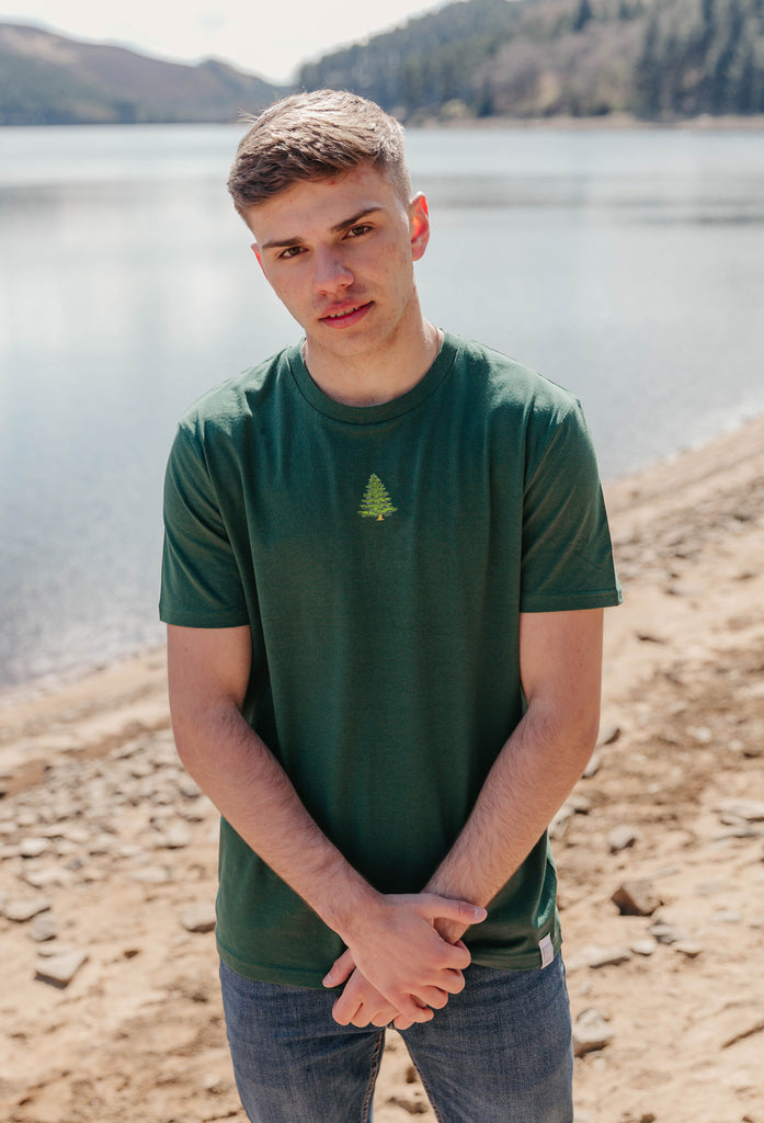 pine tree mens t-shirt Big Wild Thought