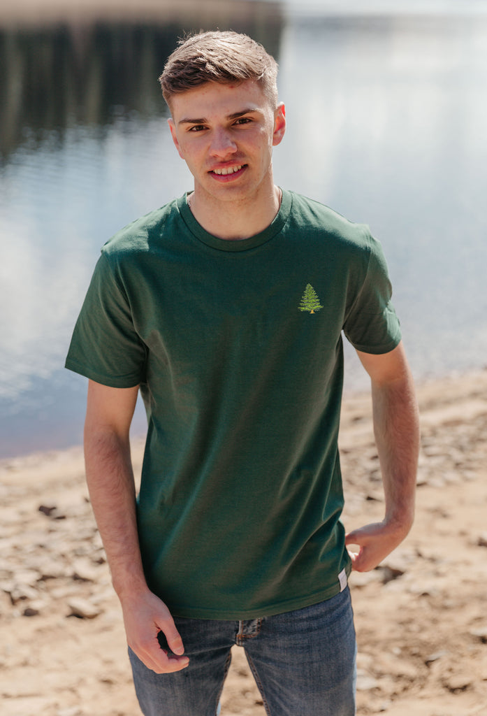 pine tree mens t-shirt Big Wild Thought