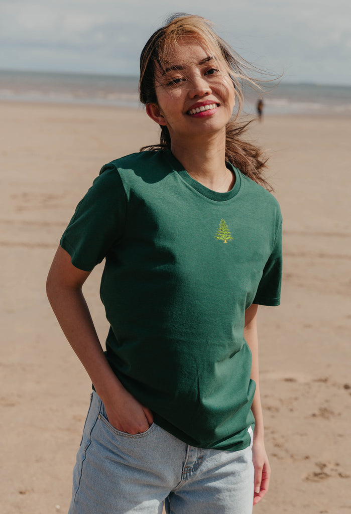pine tree womens t-shirt Big Wild Thought