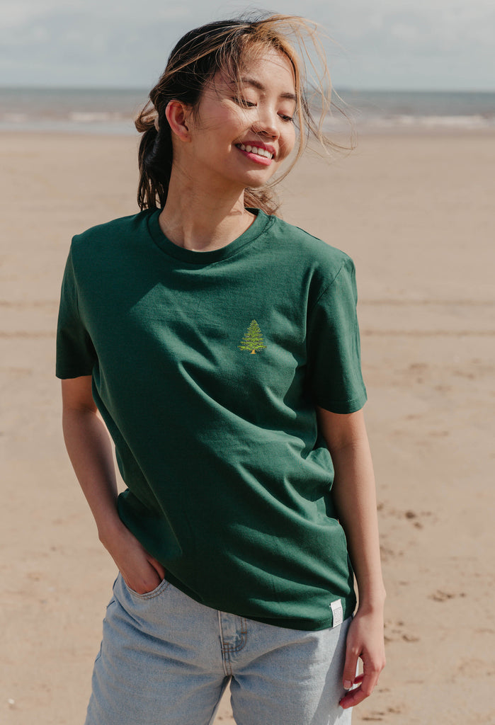 pine tree womens t-shirt Big Wild Thought