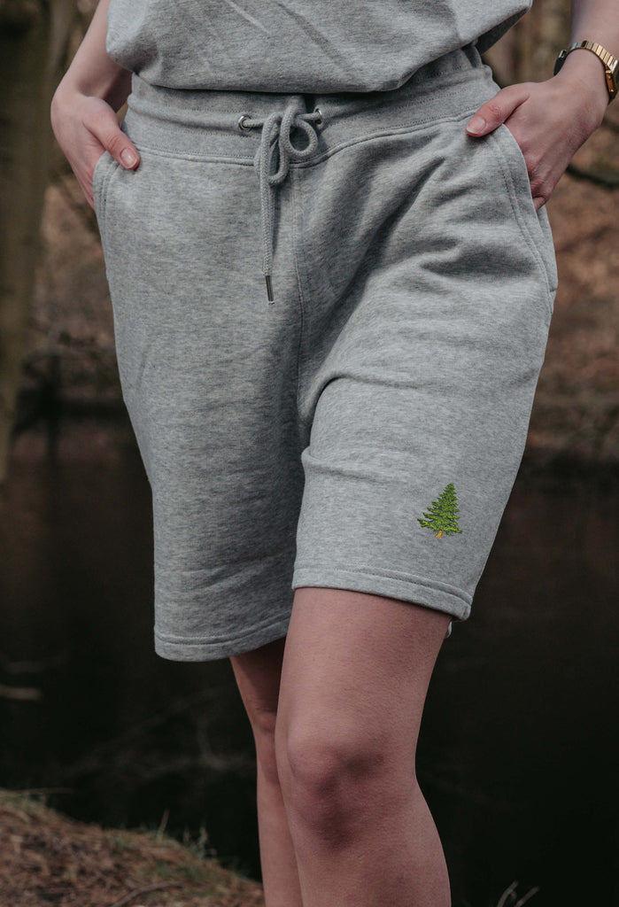 pine tree womens sweat shorts Big Wild Thought