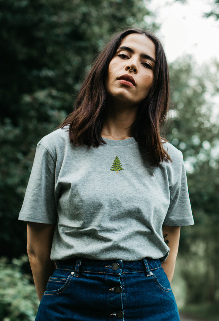 pine tree womens t-shirt Big Wild Thought