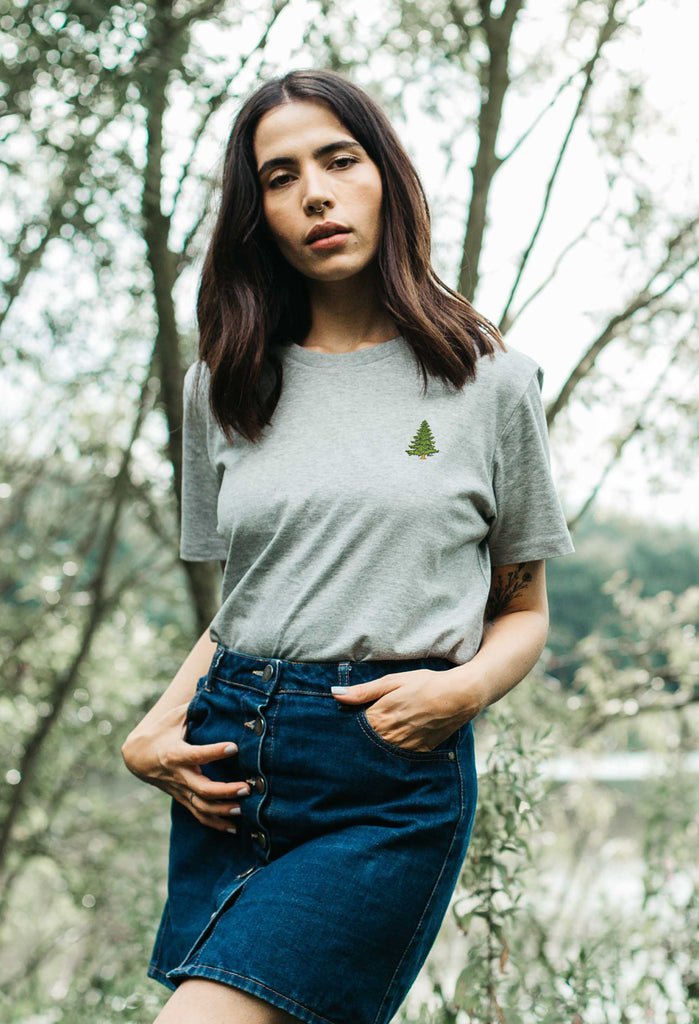 pine tree womens t-shirt Big Wild Thought