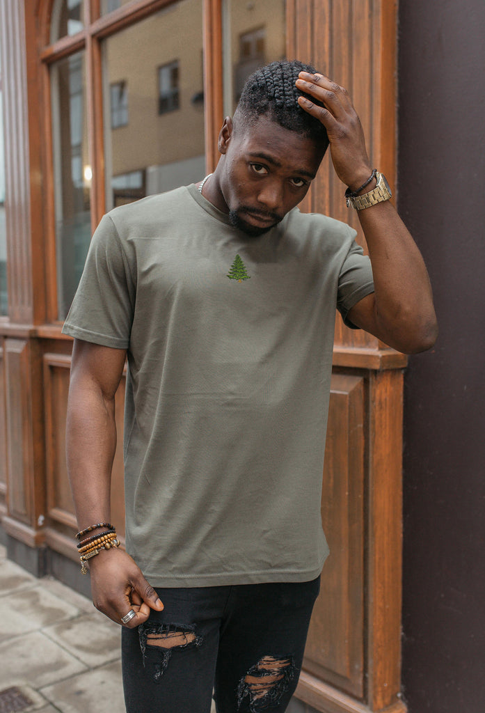 pine tree mens t-shirt Big Wild Thought