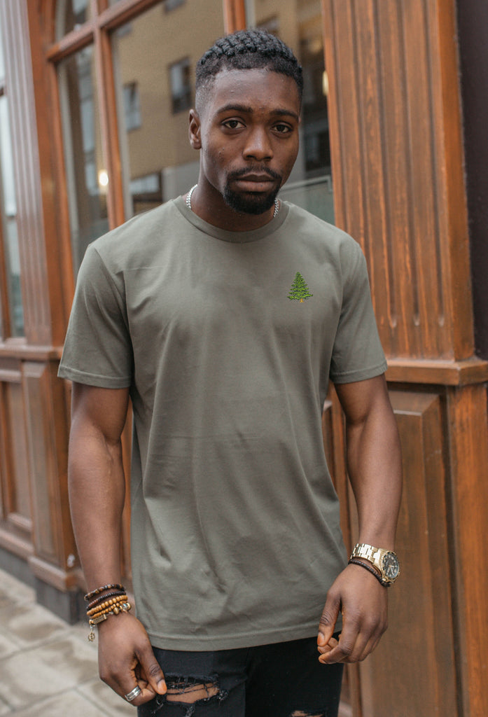 pine tree mens t-shirt Big Wild Thought