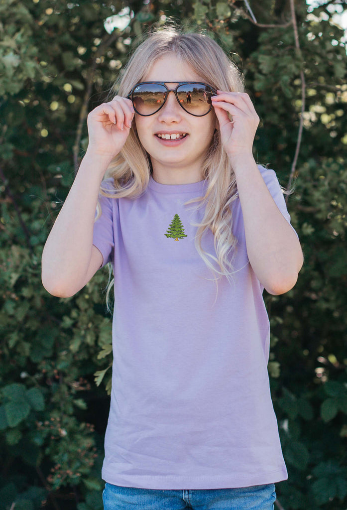 pine tree childrens t-shirt Big Wild Thought