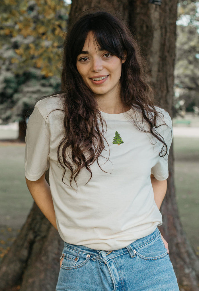 pine tree womens t-shirt Big Wild Thought