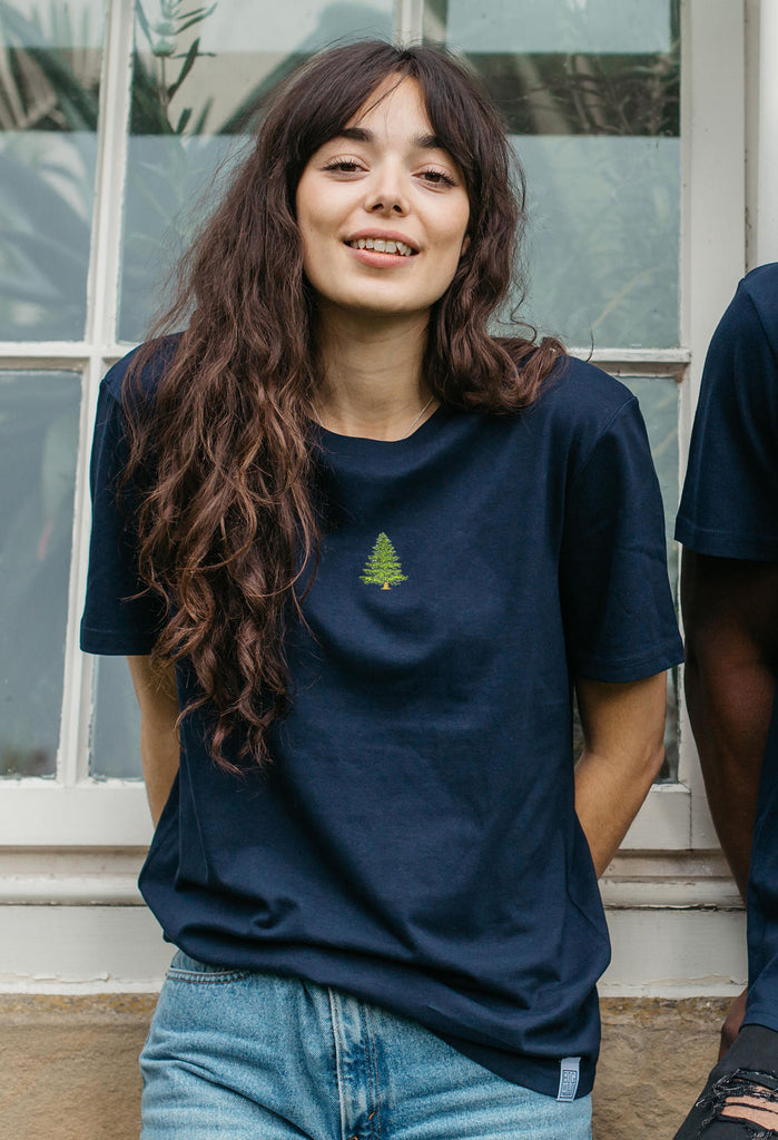 pine tree womens t-shirt Big Wild Thought