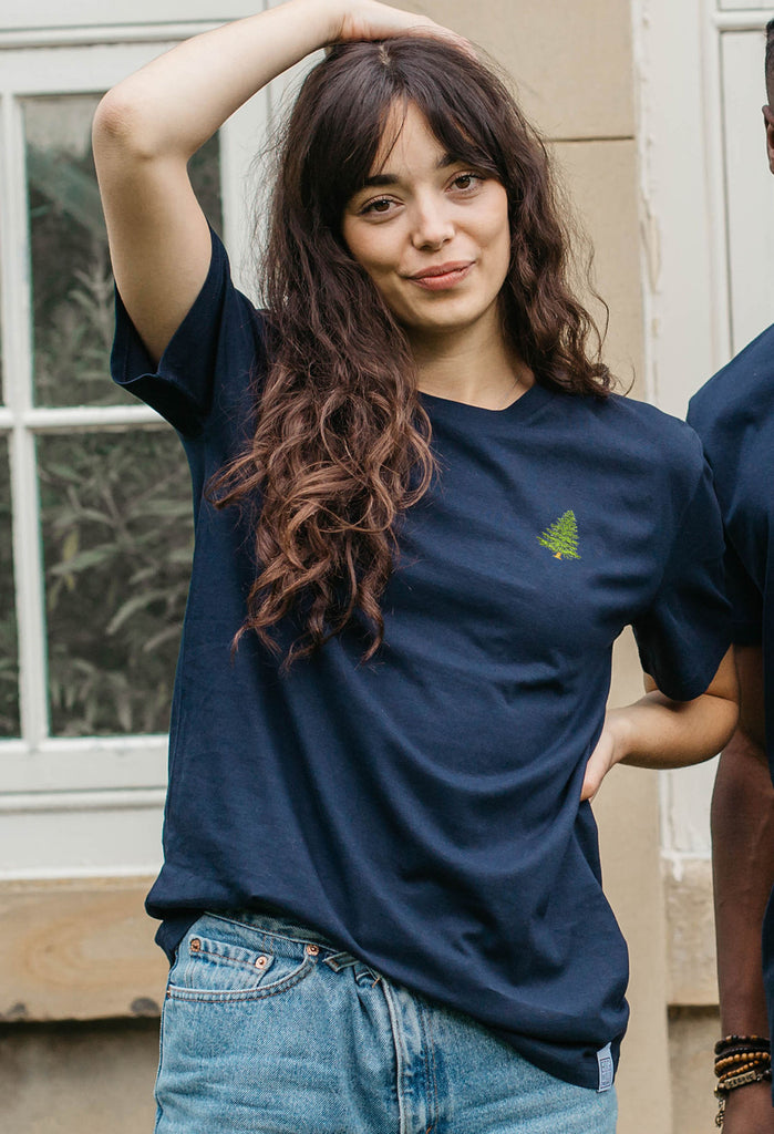 pine tree womens t-shirt Big Wild Thought