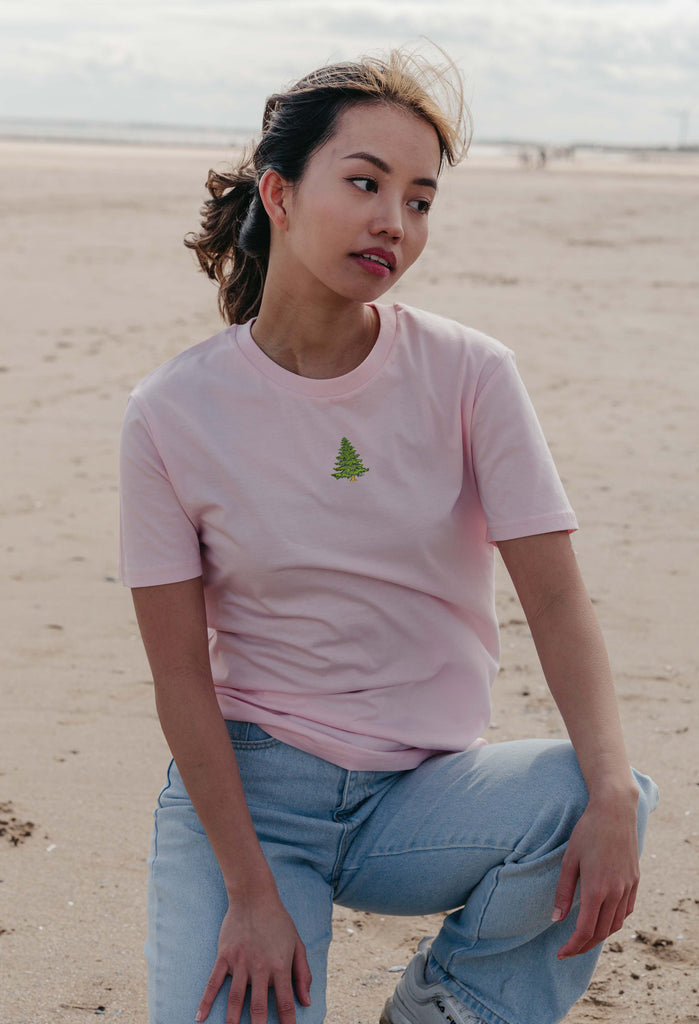 pine tree womens t-shirt Big Wild Thought