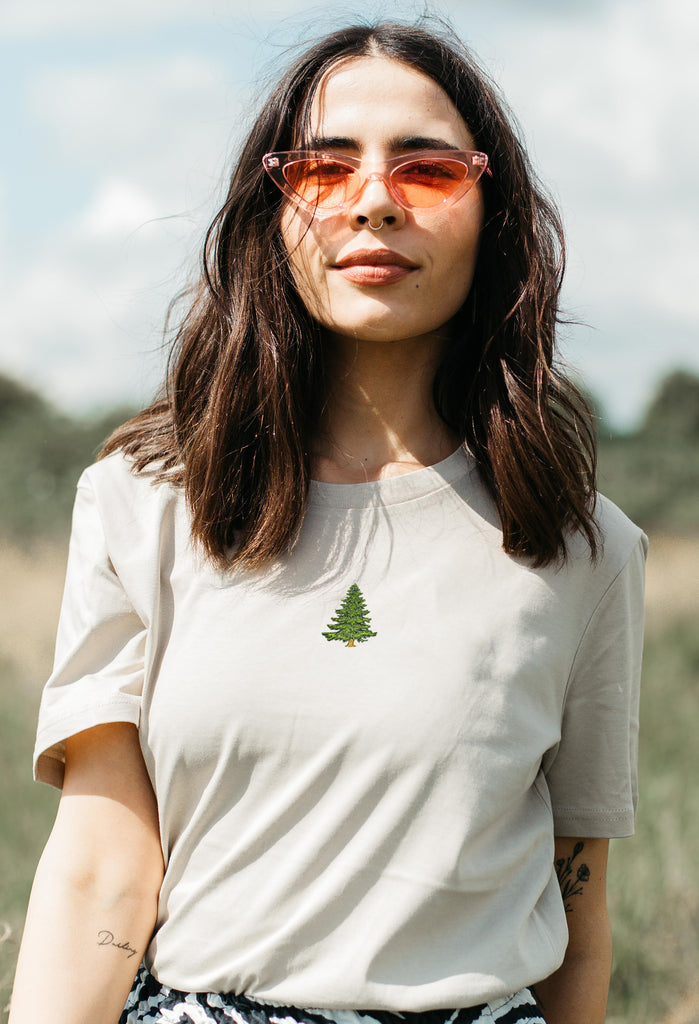 pine tree womens t-shirt Big Wild Thought