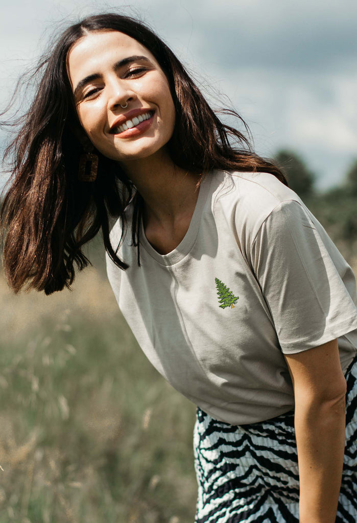 pine tree womens t-shirt Big Wild Thought