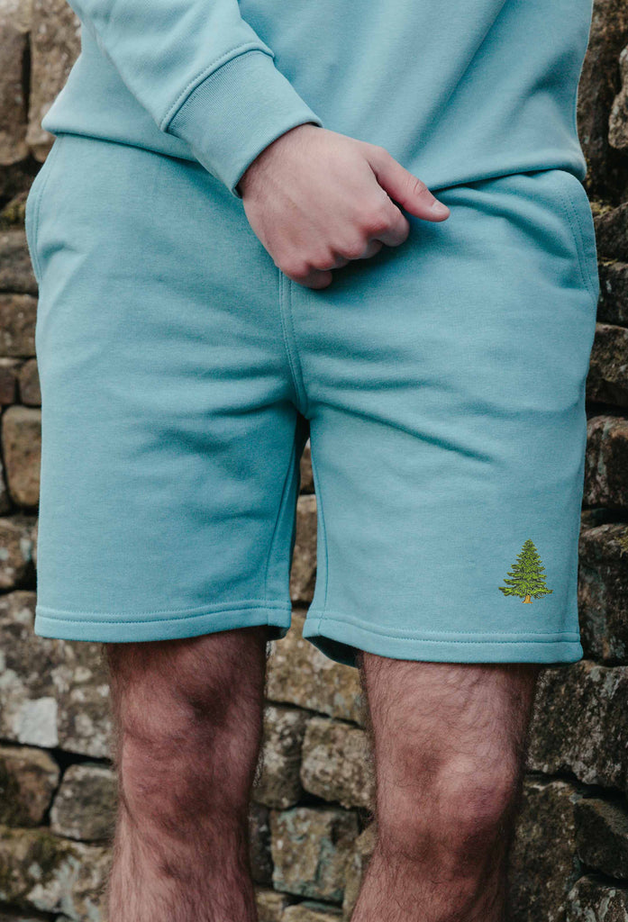 pine tree mens sweat shorts Big Wild Thought