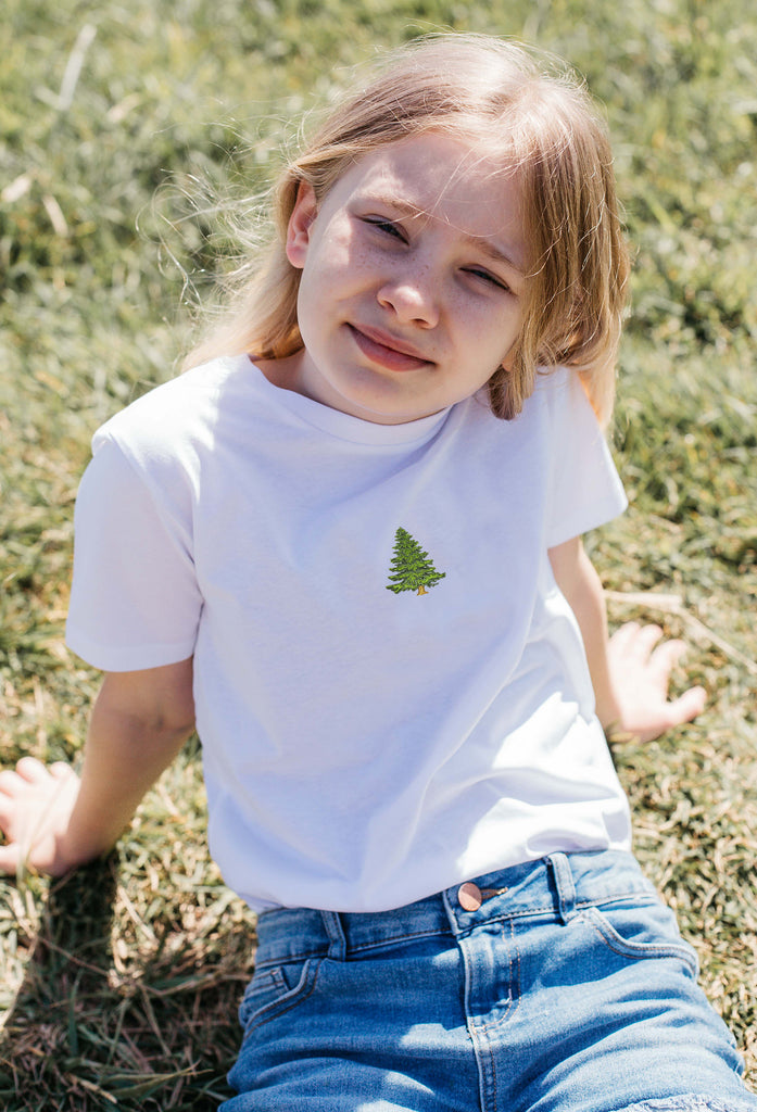 pine tree childrens t-shirt Big Wild Thought