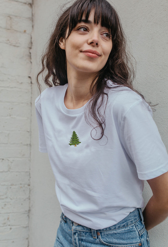 pine tree womens t-shirt Big Wild Thought