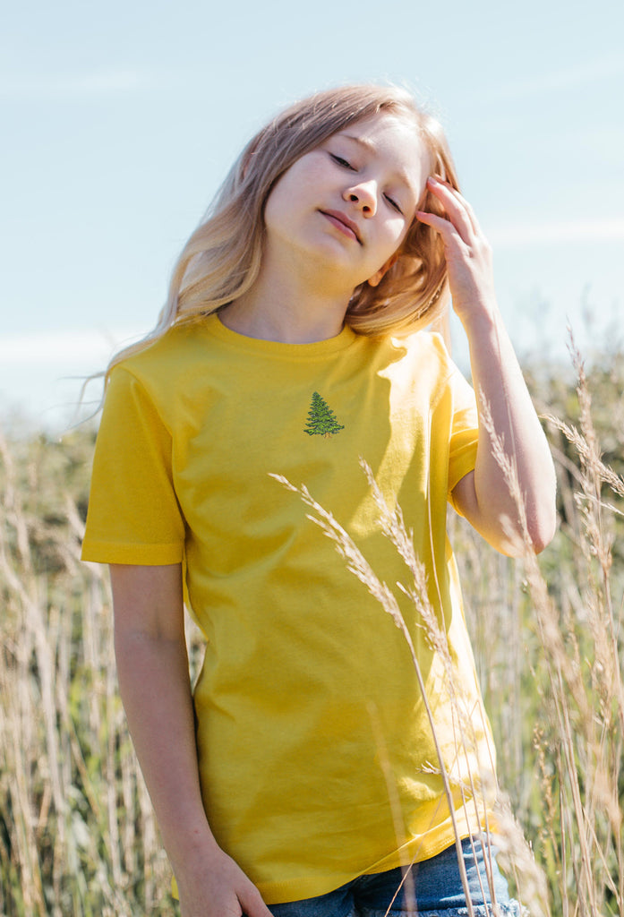 pine tree childrens t-shirt Big Wild Thought