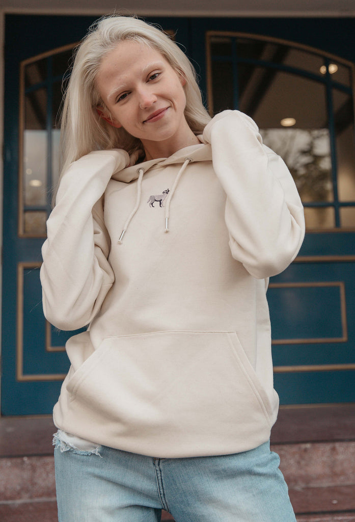 grey wolf hoodie Big Wild Thought