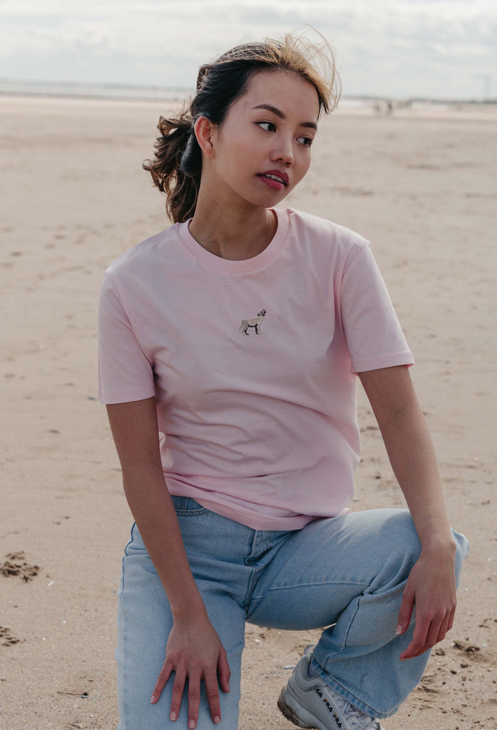 grey wolf womens t-shirt Big Wild Thought