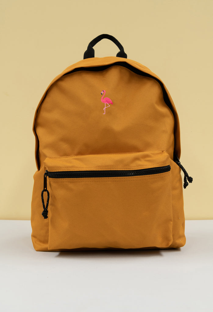 flamingo recycled backpack Big Wild Thought