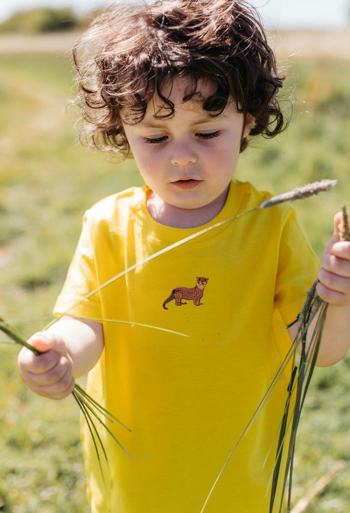 otter childrens t-shirt Big Wild Thought